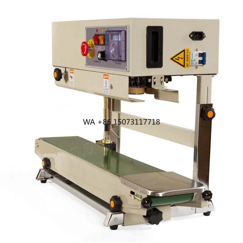 

Industrial Vertical Bag Sealer Aluminum Foil Bag Sealer Continuous Band Sealer Sealing Machines