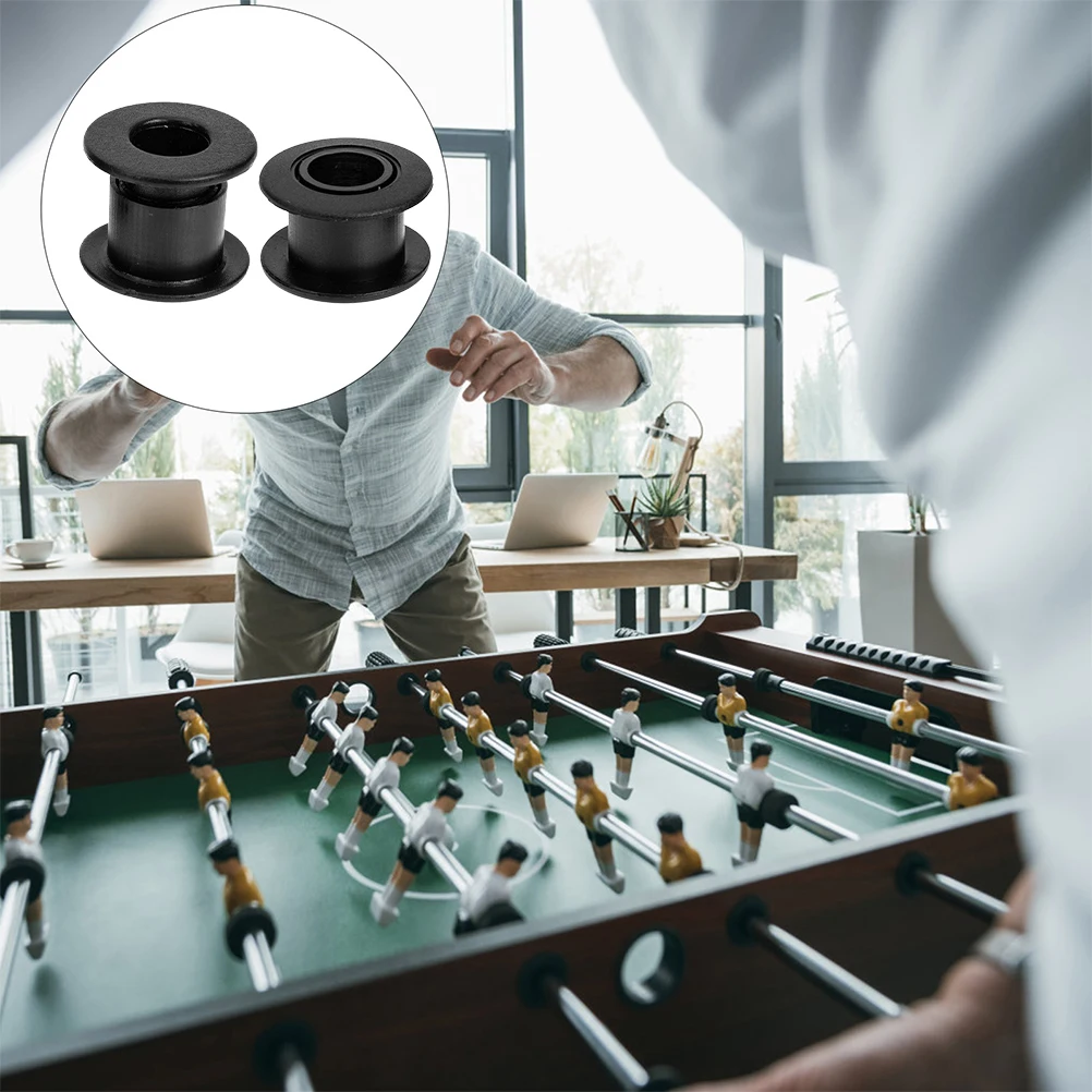 10 Pcs Football Machine Bearing Foosball Rod Accessories for Table Plastic Bushing
