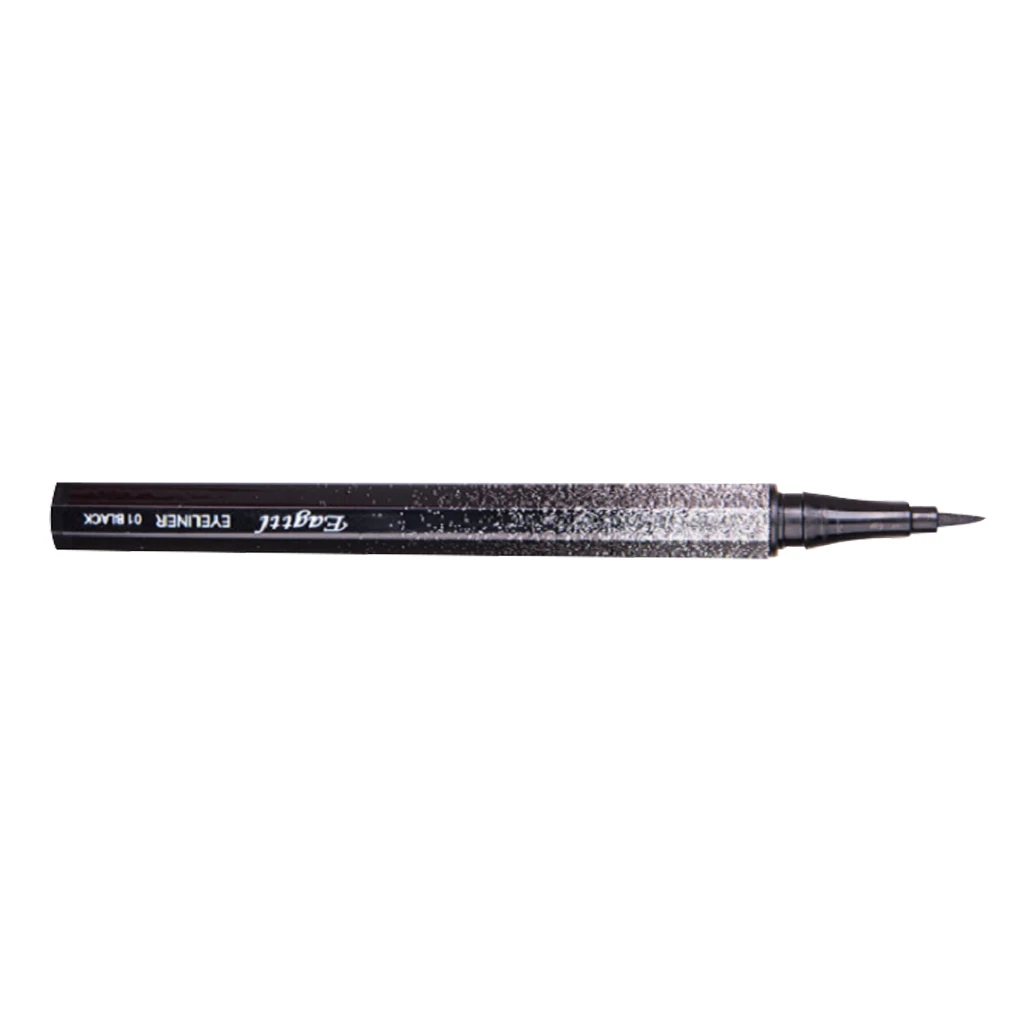 Eyeliner Pen Starry Sky Long Lasting Waterproof Non Smudge Tip Head Eye Makeup Cosmetic, Black