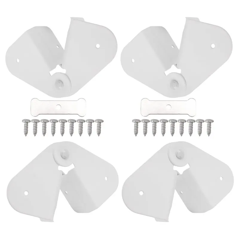 Y42A-4 Pack Gutter Downspout Extensions Gutter Hinges Downspout Extension For Rectangle Or Square Downspout