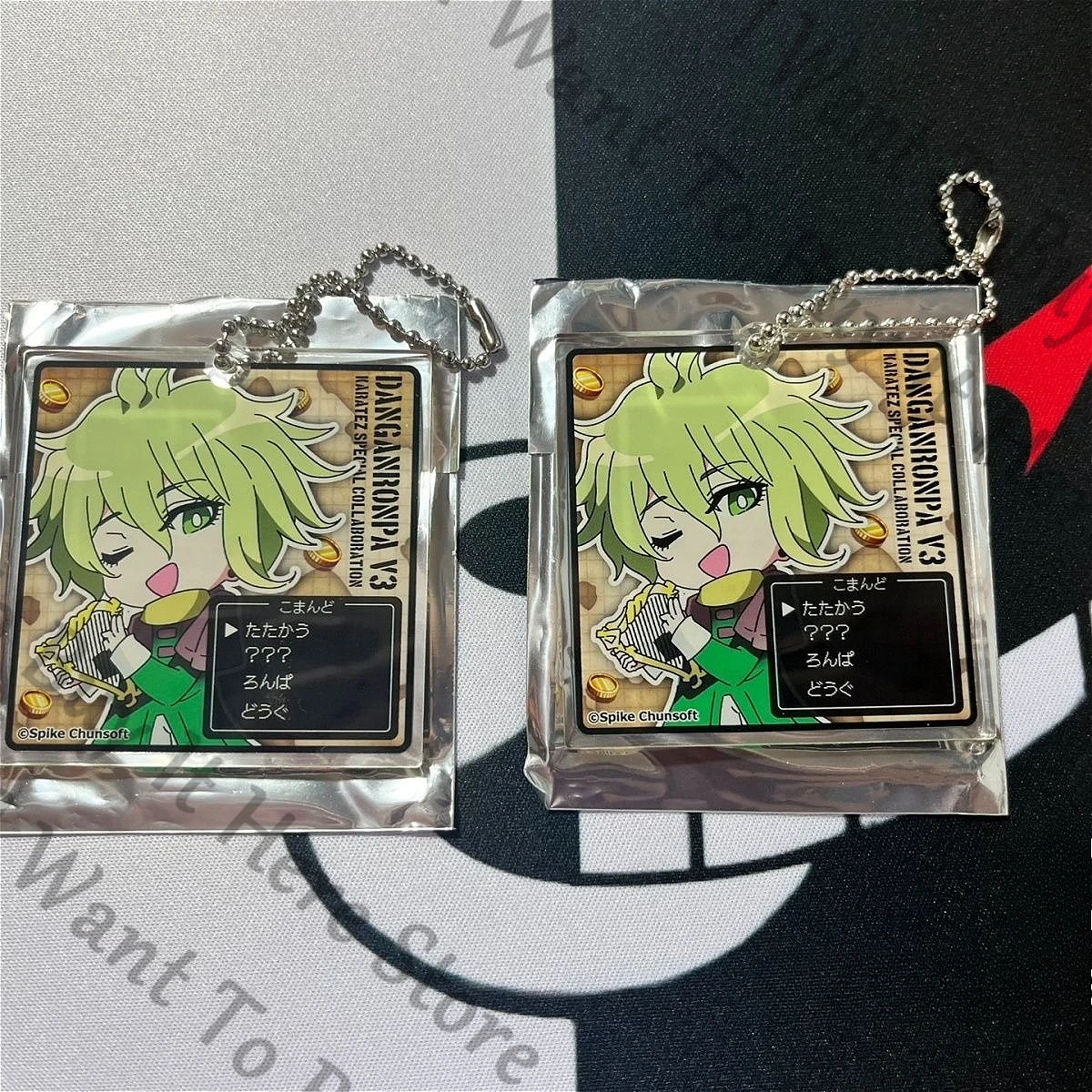 

Anime Danganronpa Rantaro Amami Cosplay Cartoon Keychain Accessory Widget Ornament Keyring Ambitus Collection Mascot Game Gift