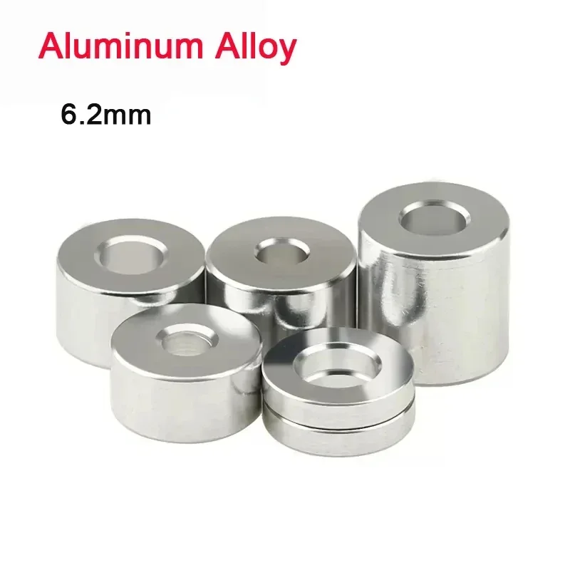 

5~10pcs Aluminum Alloy Flat Washer Bushing Gasket Shaft Sleeve No Threaded Standoff Spacer Sleeve M6*2/2.5/3/3.5/4/5/6 to 30mm