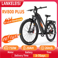 LANKELEISI RV800 PLUS Adult 750W Electric Bicycle Men's E-Mountain ebike, 48V20AH Battery,26\