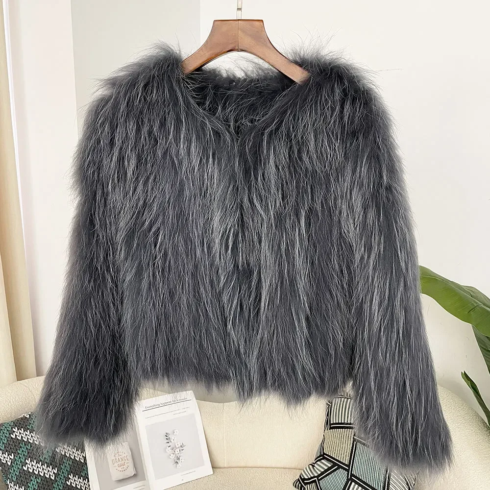 OFTBUY dwustronna dzianina zagęścić kurtka z naturalnego futra z długim rękawem dekolt w serek płaszcz zimowy damski zimowy płaszcz z prawdziwego futra szopa kobiet