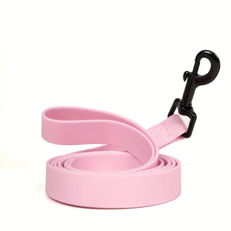 Waterdichte PVC hondenriem, bijtbestendig, heavy-duty trainingsriem, 120 cm lang, voor kleine, middelgrote en grote honden, vlek- en geurbestendig.