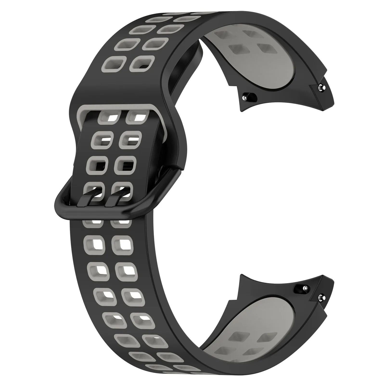 Two-color Silicone Strap for Samsung Galaxy Watch 7/6/Classic/5/4 44mm 40mm 47mm 43mm/5 Pro 45mm Bracelet Watchband Accessories