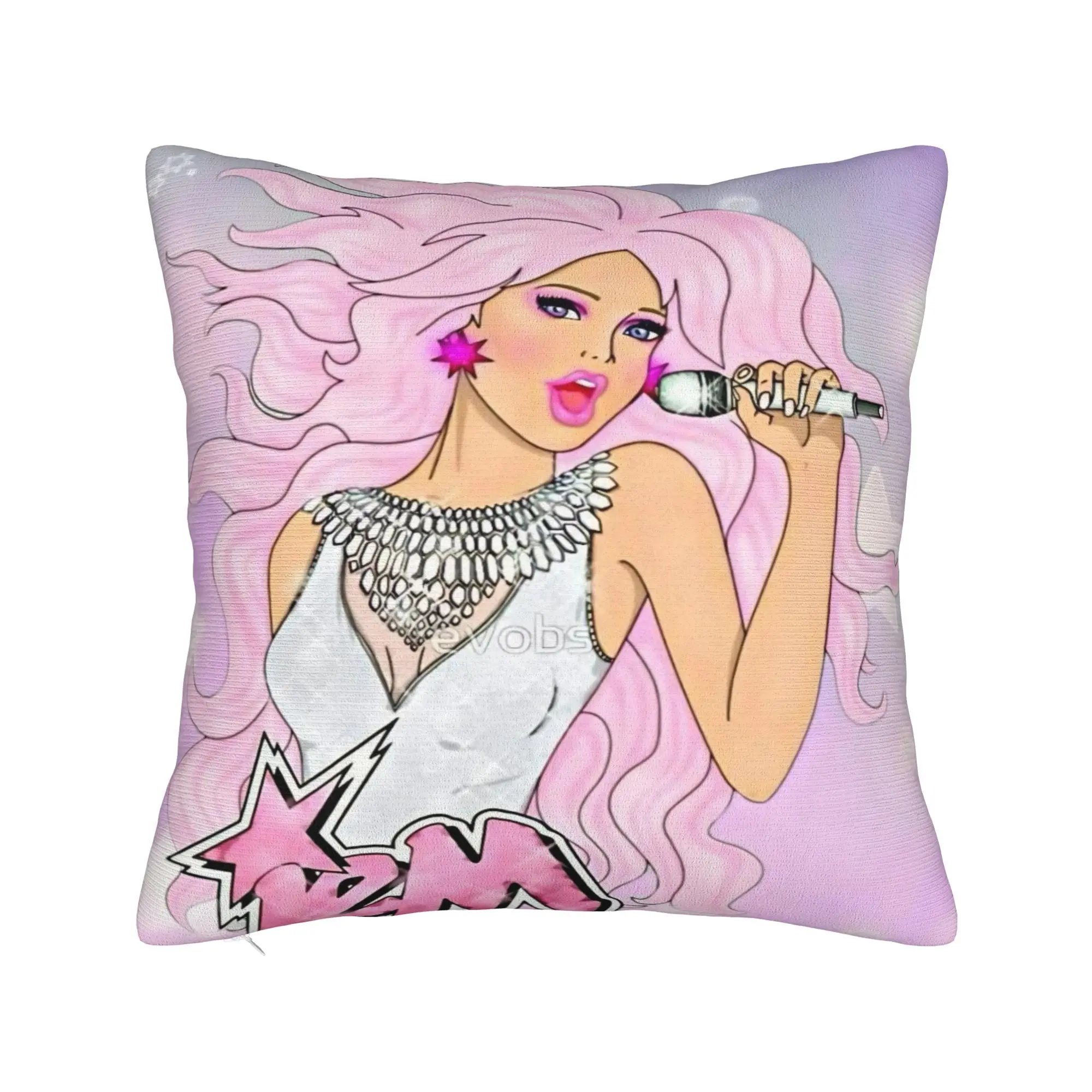 Decorative Pillow Cover Jem And The Holograms Product Sofa  Pillow Case Cover Zipper Multi-Size