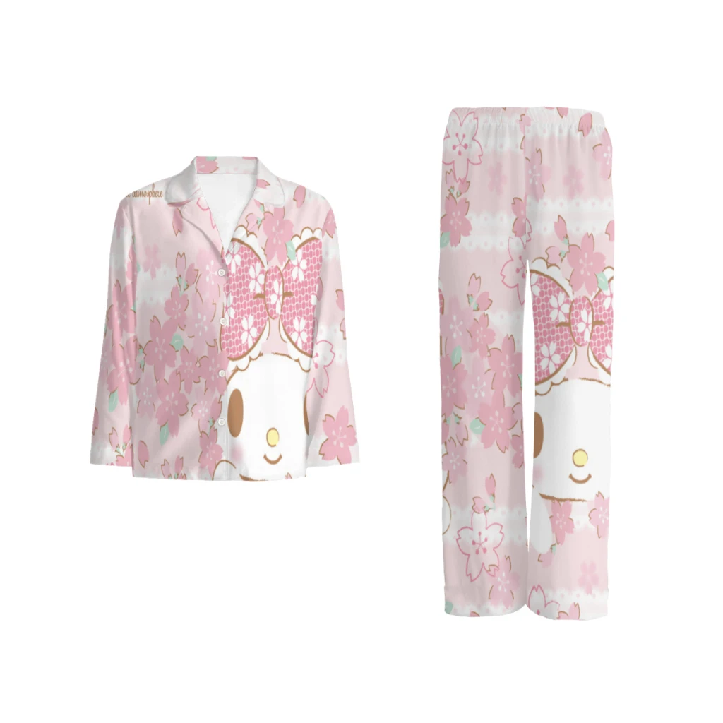 

Cute Anime Sanrio Hello Kitty Kawaii Printed Pajamas Men or Women | Cute Pajama Sets | Elegant Lounge Wear for Women