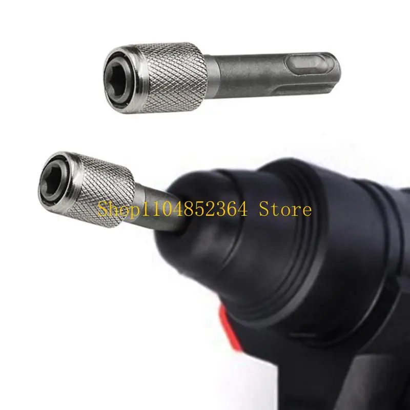 

652F Hammer Adapter Round Handle for Hexagonal Handle Adapter Rod Converter Electric Hammer Percussion Drill Bit Sleeve