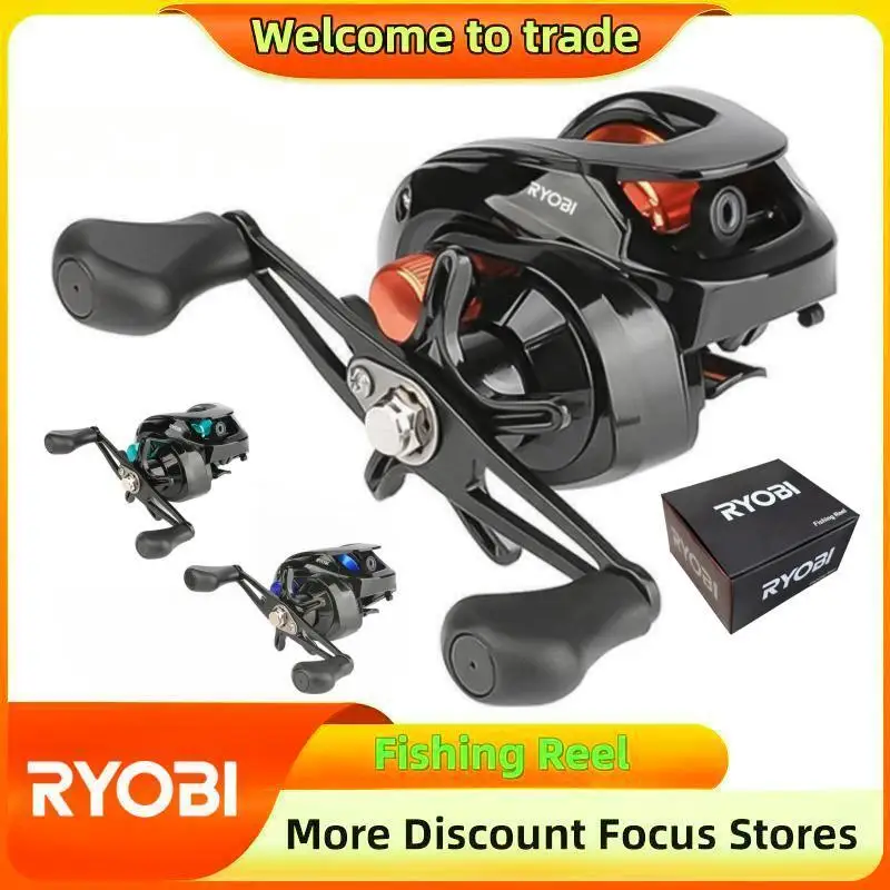 New RYOBI Bait Anti Explosion Line Metal Outdoor Water Droplet Wheel 15KG Maximum Resistance Long-range   Fishing Reel