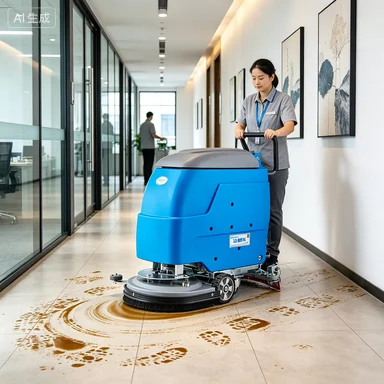 Professional Automatic Traction Walking Hand Type M5A Industrial Washing Machine Floor Scrubber for Heavy-Duty Commercial Floor