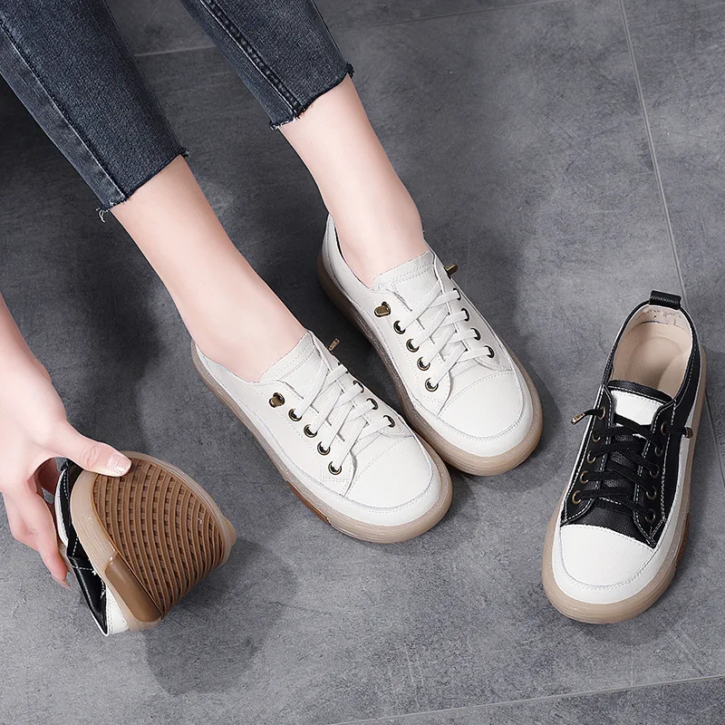 

Women's Summer Sneakers,Comfortable Breathable Low Top Shoes,Lightweight Soft Soled Women's Casual Flat Shoes zapatillas mujer