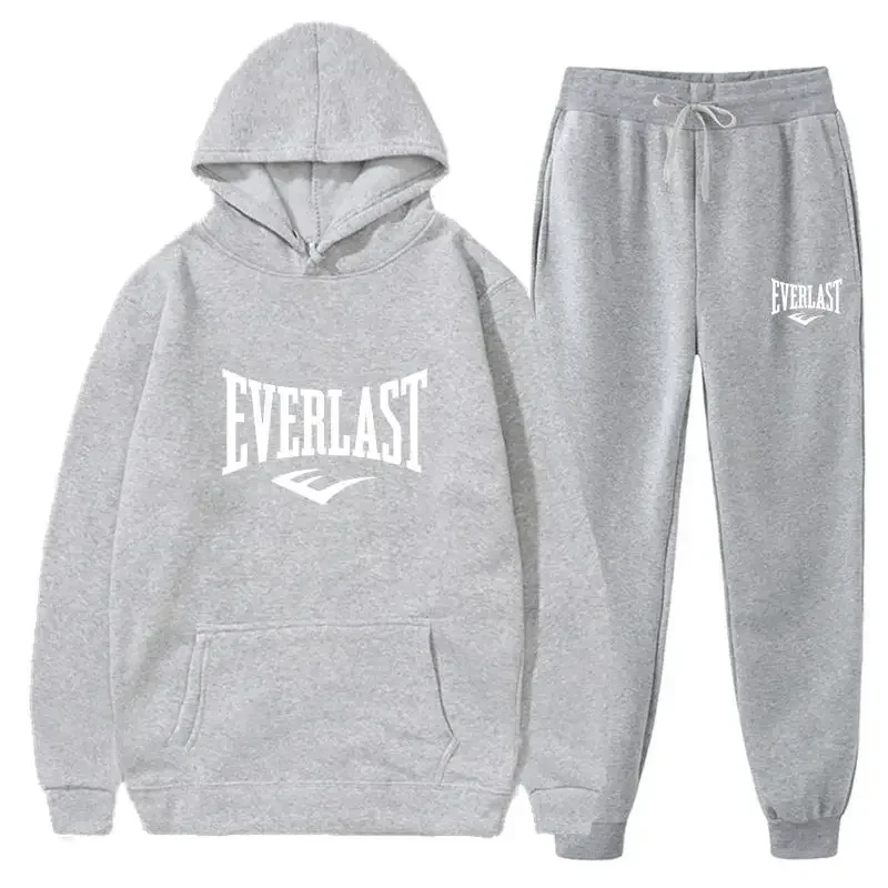 

2025 new letter printed men's hoodie set, casual wear, fitness wear, running wear, men's sportswear suitable for daily shopping
