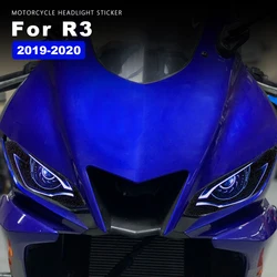 Headlight Sticker Waterproof Motorcycle Decals PVC Motorbike Stickers for Yamaha YZF R3 YZFR3 2019 2020 Accessories
