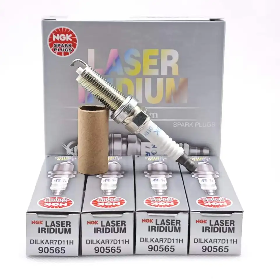 4pcs Original NGK Iridium Spark Plug DILKAR7D11H 90565 Suitable