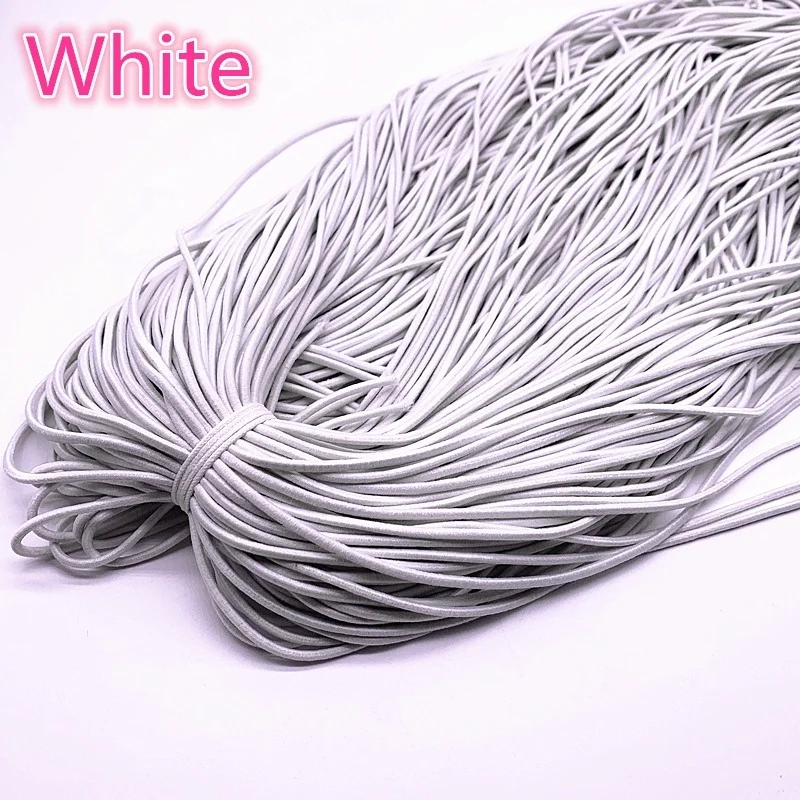 New 1.0-3.0mm High Elastic Round Elastic Band Rubber Band Elastic Cord for Jewelry Making Diy Accessories