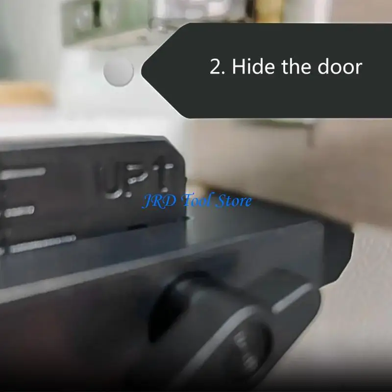 A2UD Cabinet Door Install Positioning Clamp Cabinets Frame Mounting Support Jig PVC Door Installation Locator