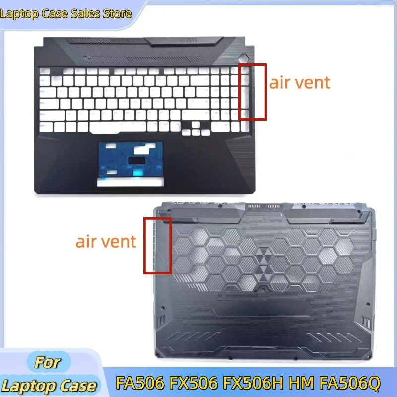 New laptop Case For ASUS FX506 FA506 FX506H HM FA506Q Upper Case Palmrest Cover/Bottom base Cover Lower Case