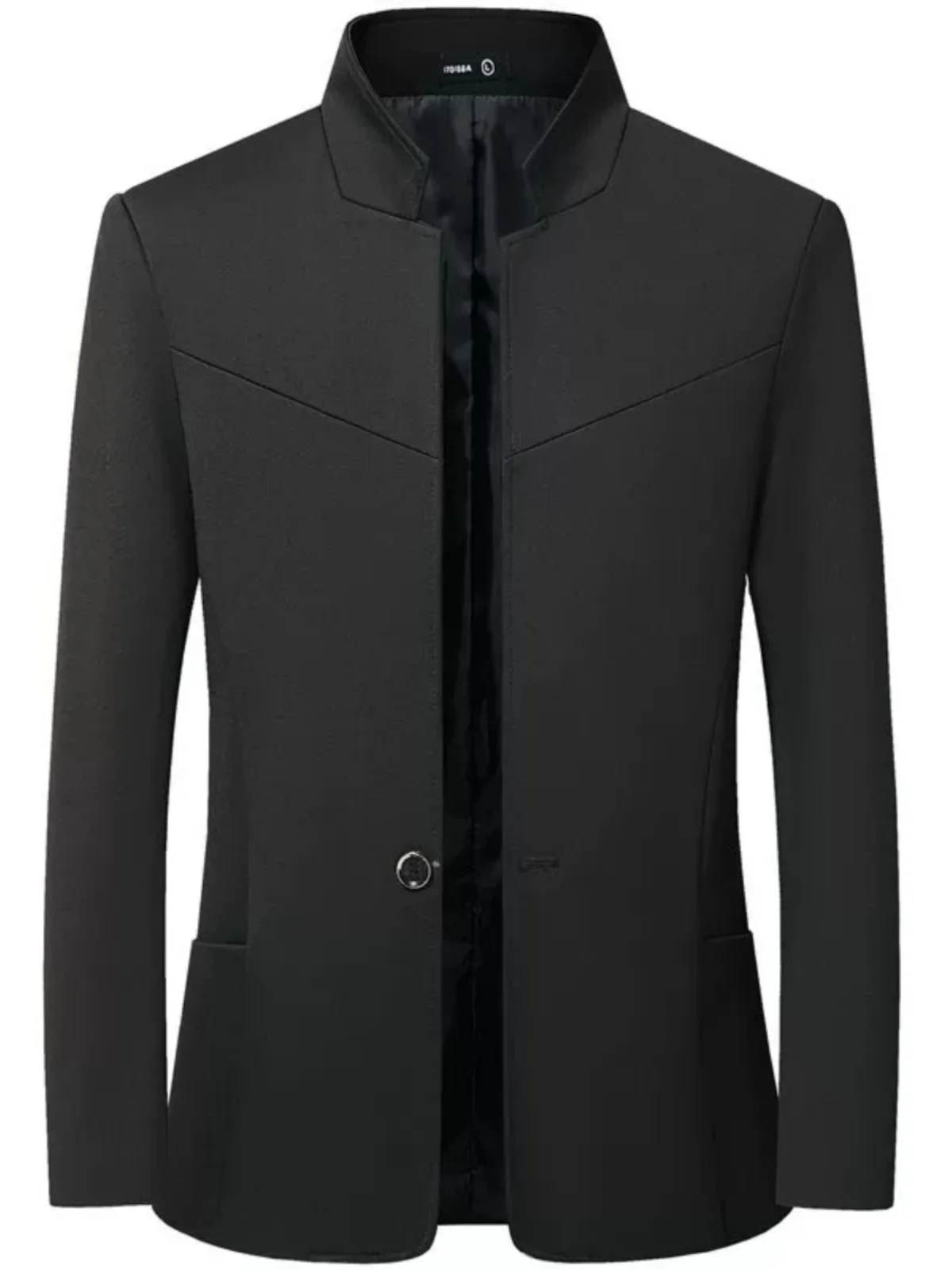 

Мужская повседневная одежда для среднего возраста: осенний костюм-тройка Zhongan, куртка, одежда для отдыха, костюм Тан, полиэстер