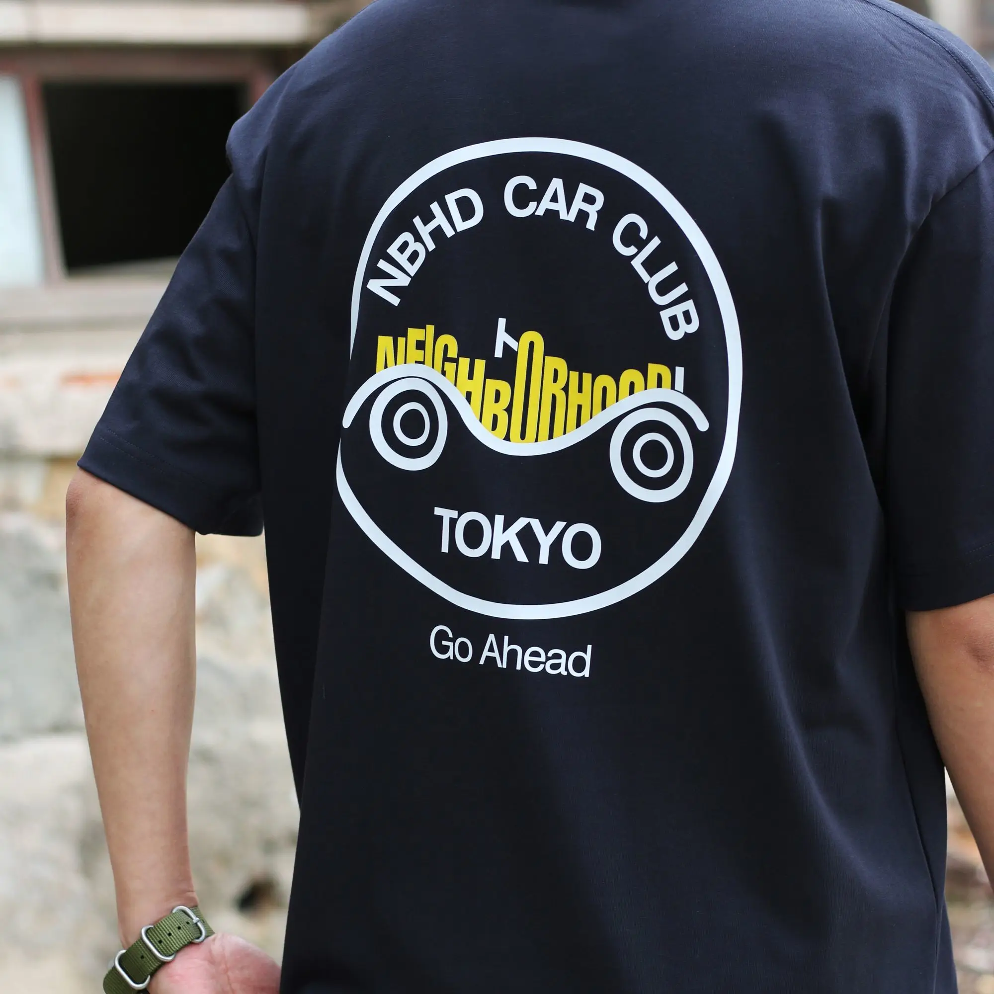 NEIGHBORHOOD NBHD SS25 Heavy‑Weight 280GSM Pure Cotton Small Crew Neck Short‑Sleeve T‑Shirt Loose Casual Summer Unisex Tops