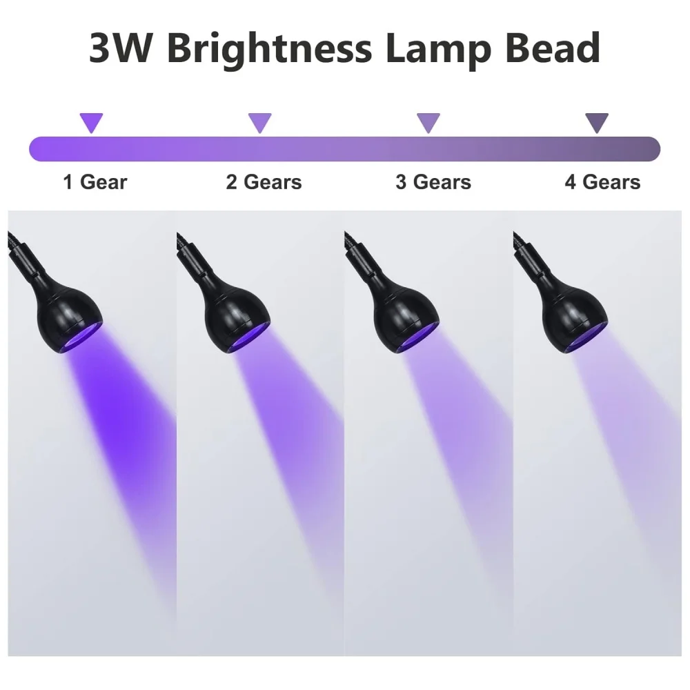 395nm LED Flash Curing UV Lamp Usb Ultra Lamp Gel Nails Dryer Black Lamp UV LED Nail Lamp Nail Manicure Dryer Curing Flashlight