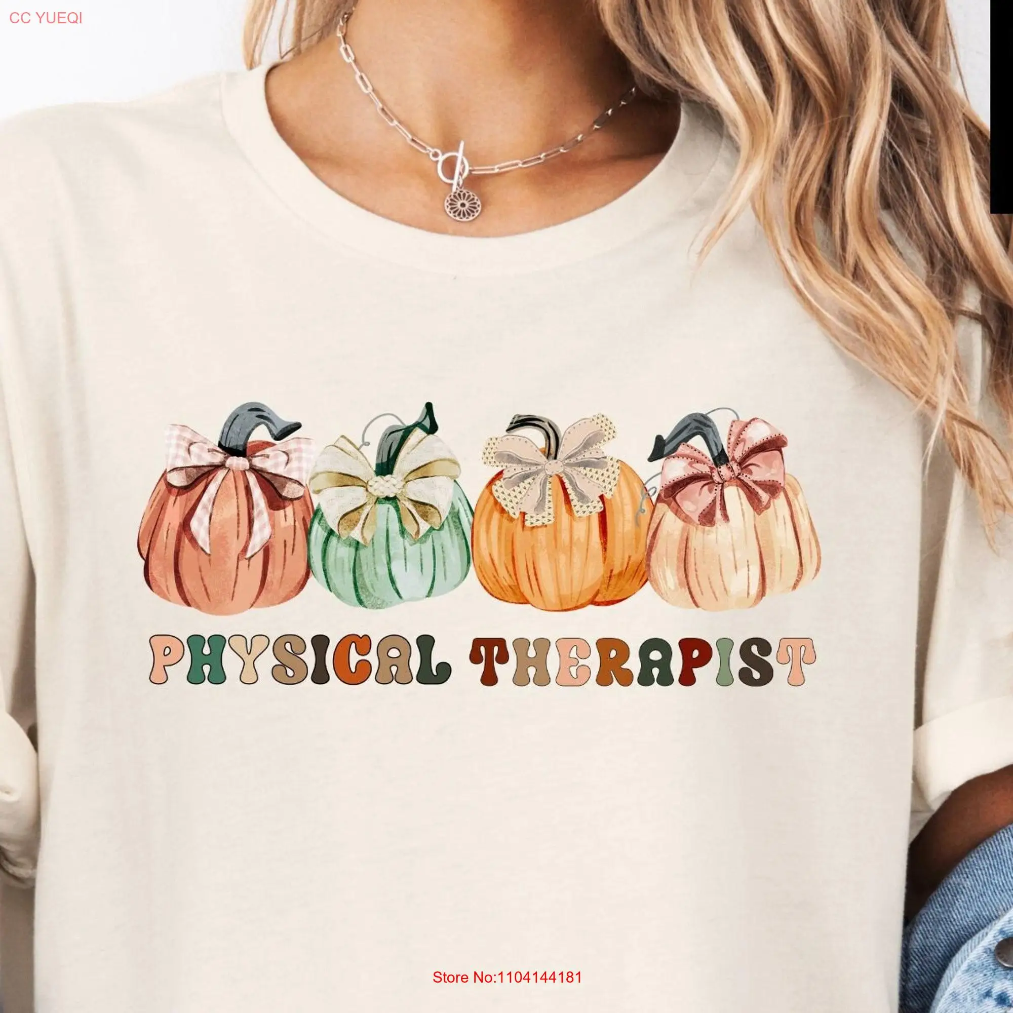 Fall Physical Therapy SweaT T Shirt Therapist Autumn Pumpkin Thanksgiving Sweater Pediatric PT Vibes Crewneck For