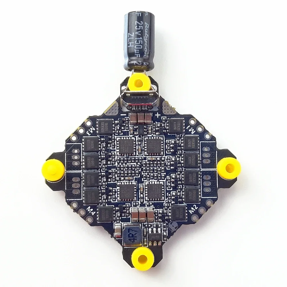 DarwinFPV F411 AIO وحدة تحكم في الطيران Whoop Blheli_S Betaflight F4 15A OSD BEC BL_S 1-3S 4In1 ESC لسباق RC بدون طيار FPV