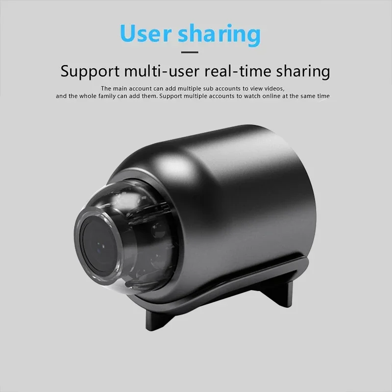 Indoor Security Camera Wireless WiFi Anti-theft Video Recording APP 1080P Support Memory Card Mini IP Camera USB Voice X5 Cam