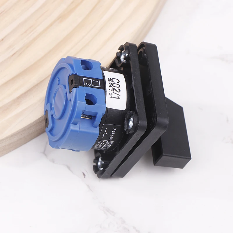 2단 2극 4단자 220V 20A 모터용 물 펌프 기계 도구 전원 LW26-20 C02/1 ON/OFF 로터리 캠 스위치