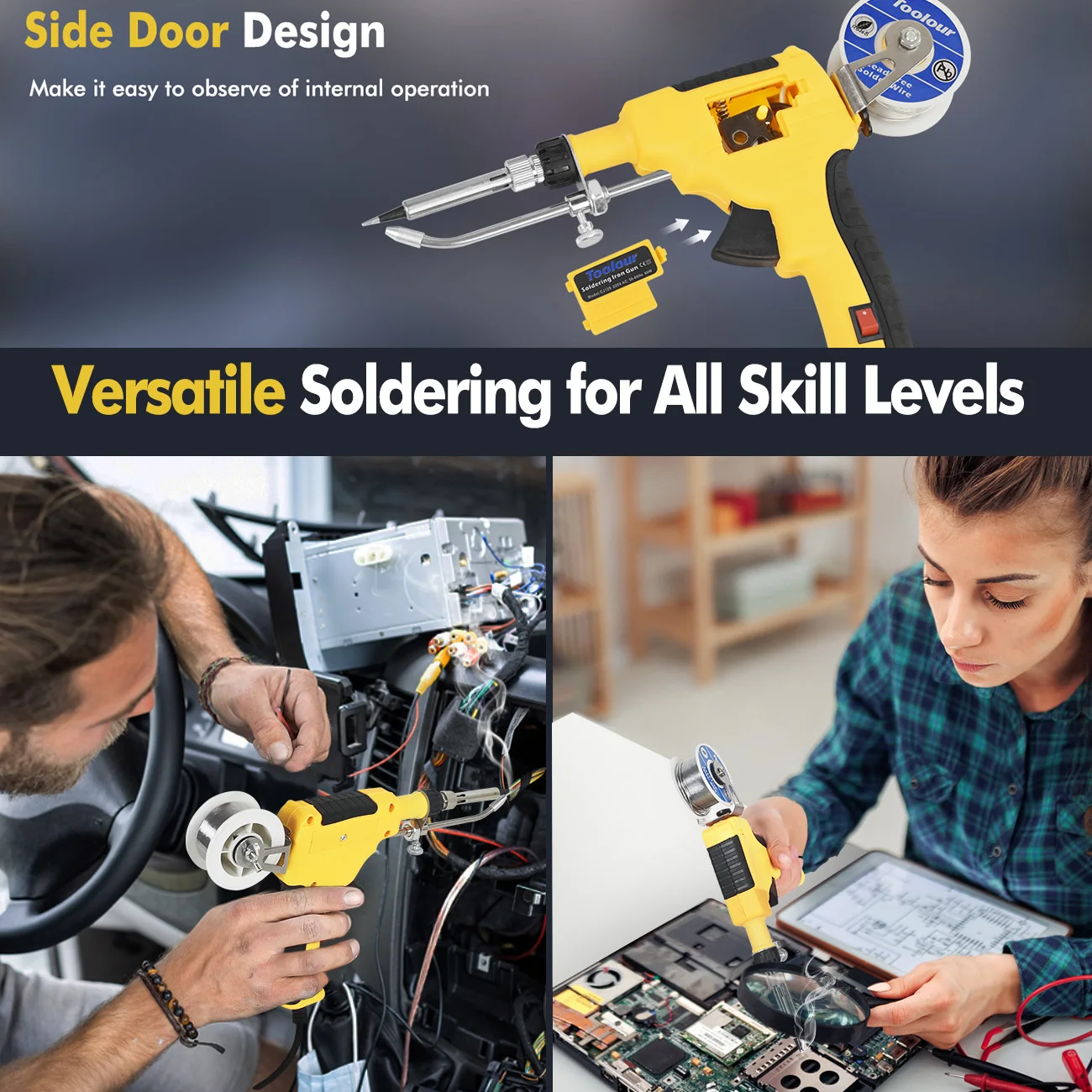 Toolour 납땜 건 키트, 430 ℃ 자동 주석 납 - Electronics Repair Degree 리뷰 및 가격