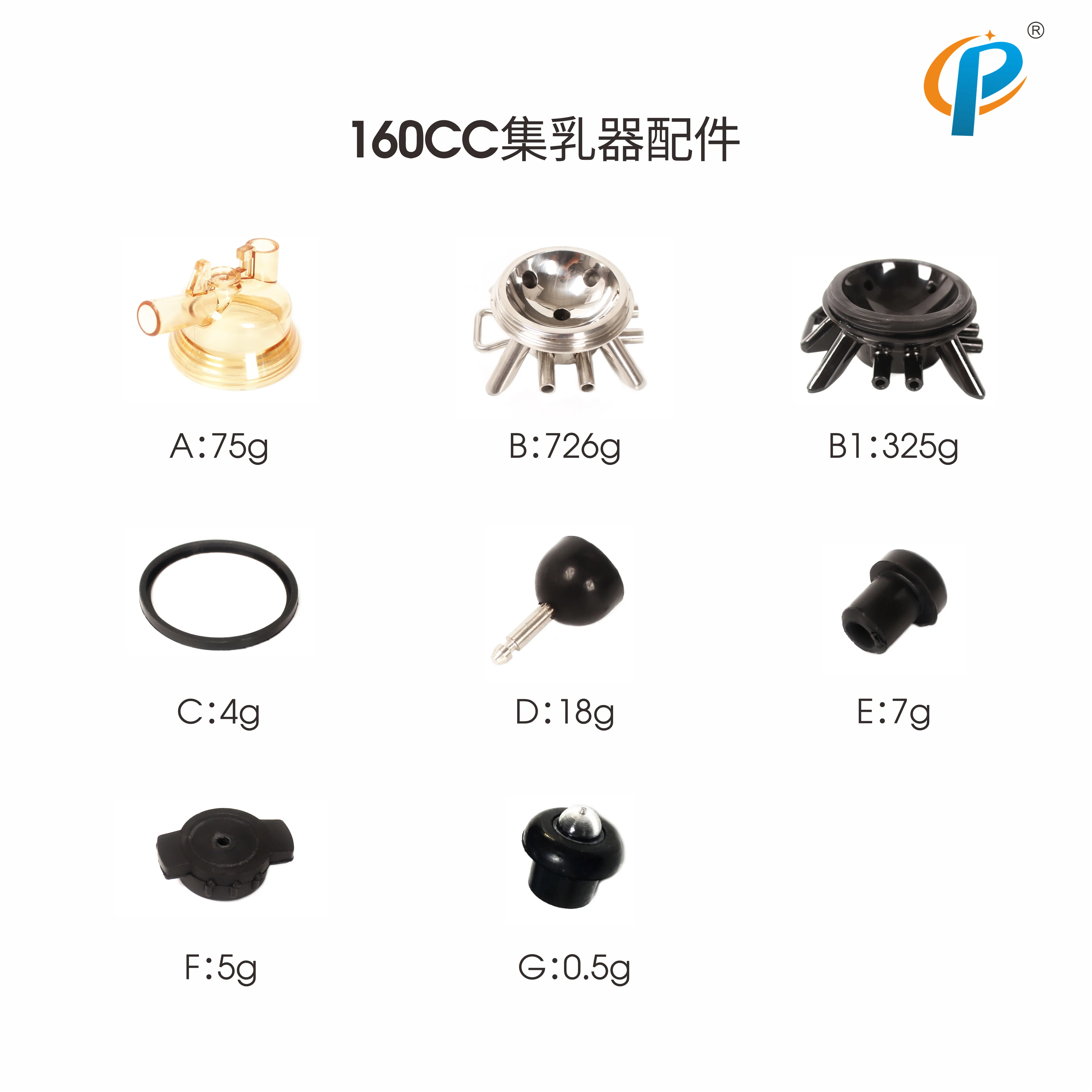 150CC Milk Claw Spare Parts-Plastic Cap