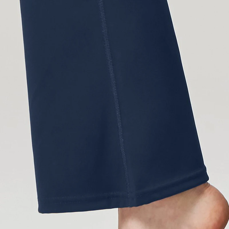 Women Flared Pants Yoga Leggings High Waist Bell-bottoms Pants Seamless Trousers Pilates Wide Leg Comfortable Fitness Sport Girl