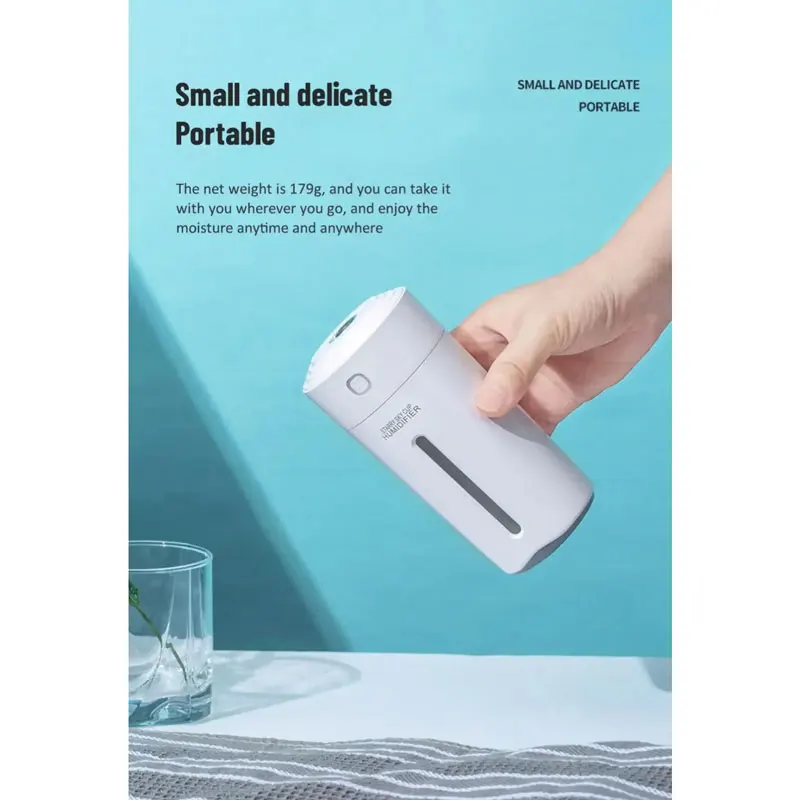 Hogar 車の香り加湿器ホームデスクトップミニ霧色雰囲気ライト噴霧器ポータブルオフィス加湿器