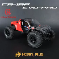 HOBBY PLUS CR18P EVO PRO LCG 1/18 RC Car sin escobillas 4WD Rock Crawler Climbing Off-Road Electric Remote Control Model Toy para niños