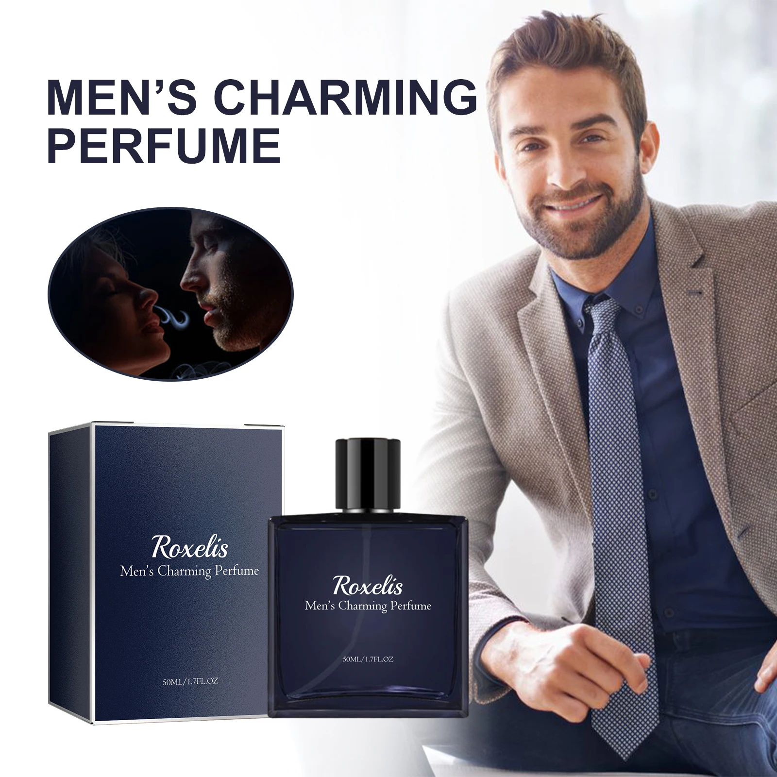 Roxelis Man Eau Fraiche By For Men Deodorant Spray Natural Fragrance, Fresh Charm, Lasting Fragrance, Dating Atmosphere Perfume