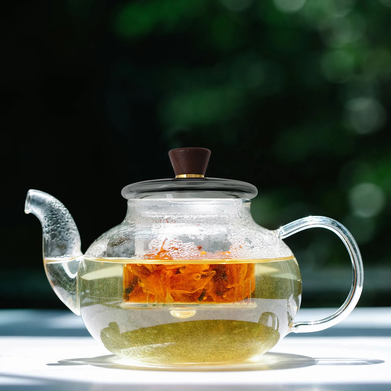 

Transparent Glass Teapot Lid for Easy Observation of Tea Brewing Process Teapot Replacement Parts Drinks Dispenser Lids