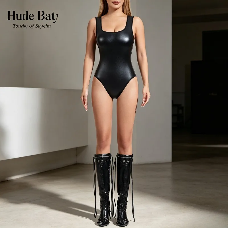 macacao-feminino-de-couro-envernizado-para-meninas-de-14-anos-estilo-regata-justa-para-baladas-e-como-peca-modeladora
