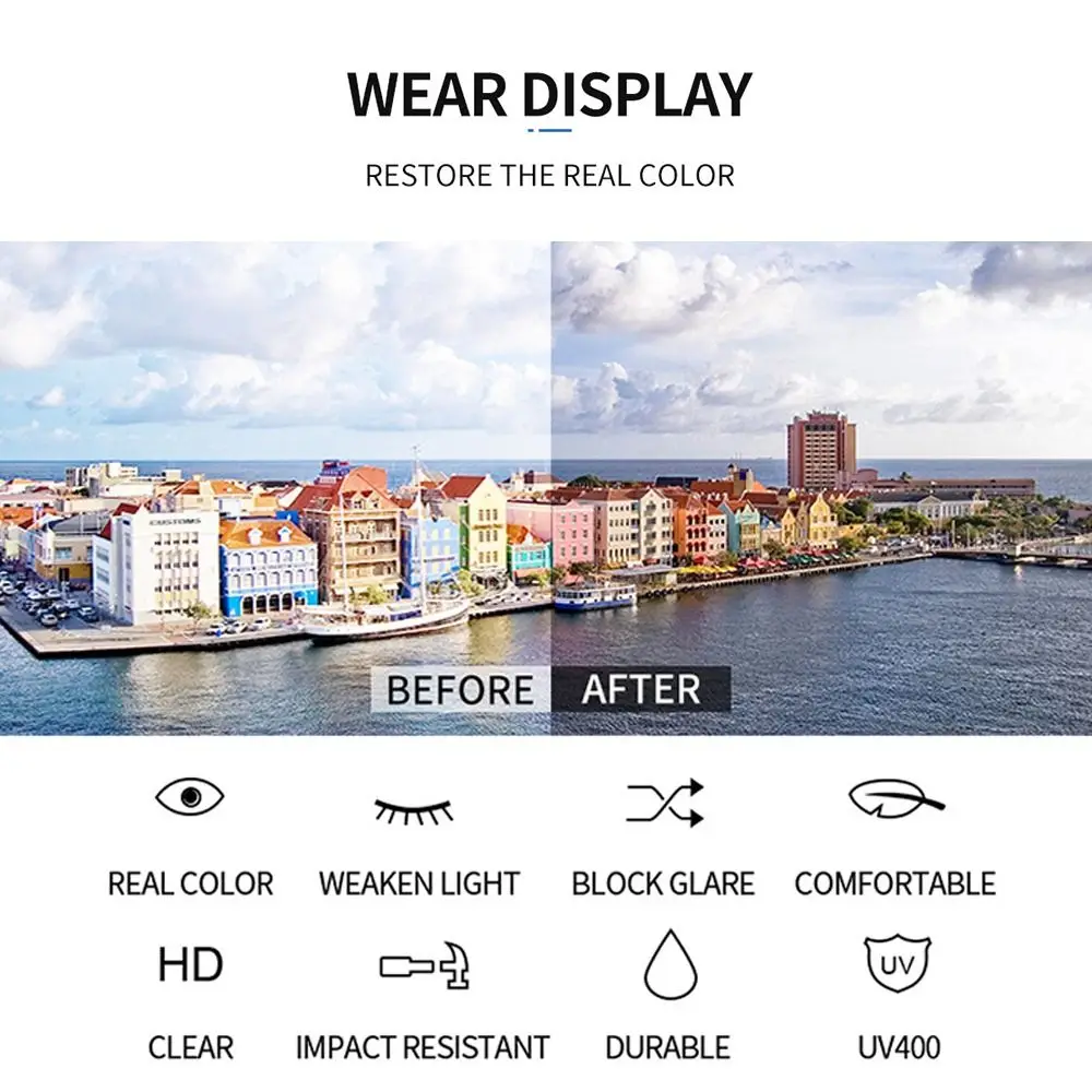 Occhiali da sole senza montatura alla moda per uomo donna moda occhiali da sole rettangolari senza cornice occhiali da sole da viaggio estivi con sfumature retrò UV400