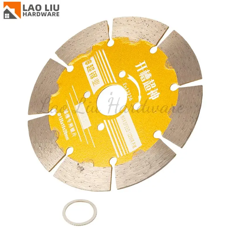 プレミアムゴールドダイヤモンド切断研削ディスク鋸刃ホイール (125x15x20mm) – ガラスに適しています