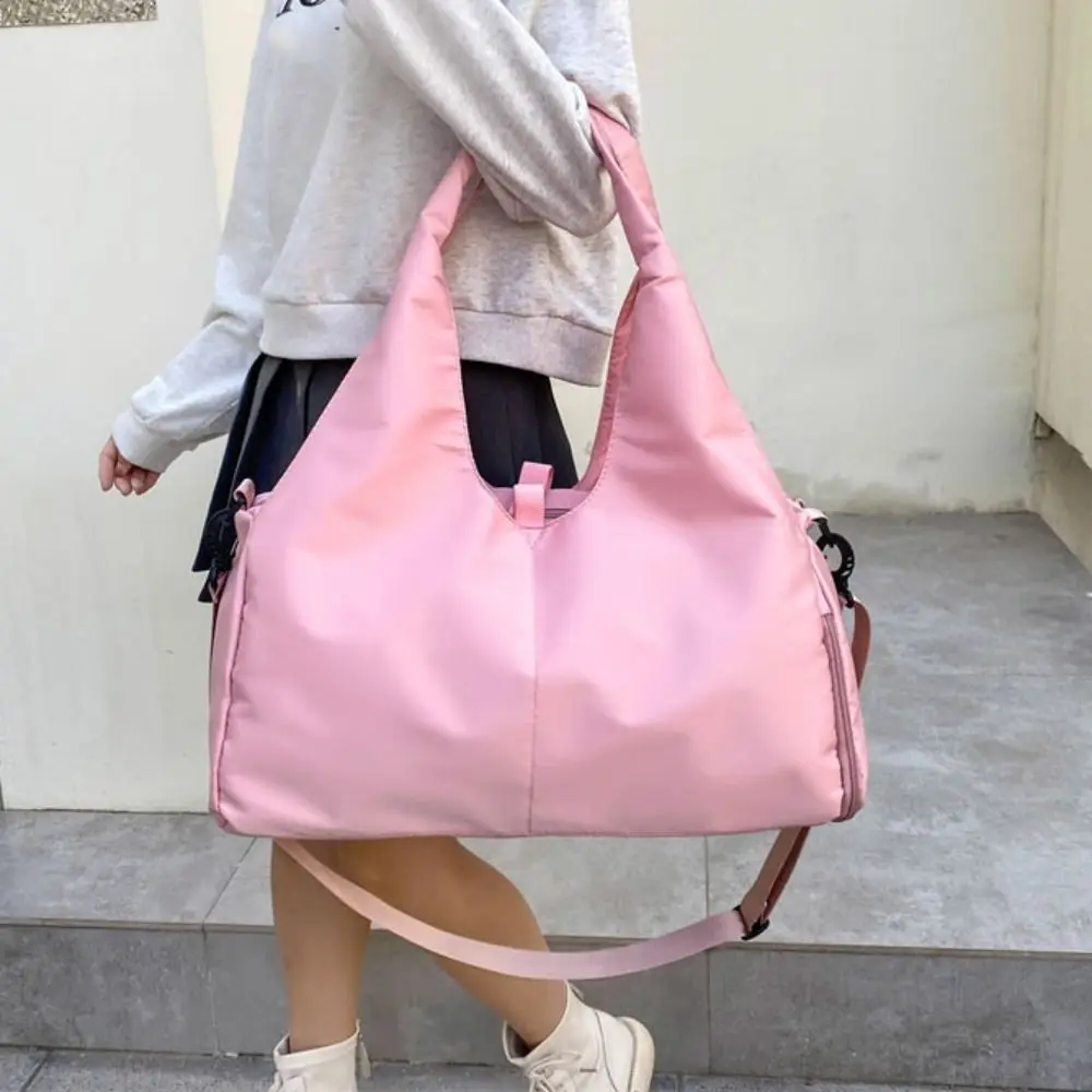 المحمولة أكسفورد حمل على حقيبة سفر سعة كبيرة الرطب الجاف فصل تخزين حقيبة يد مقاوم للماء حقيبة تسوق سفر في الهواء الطلق #2