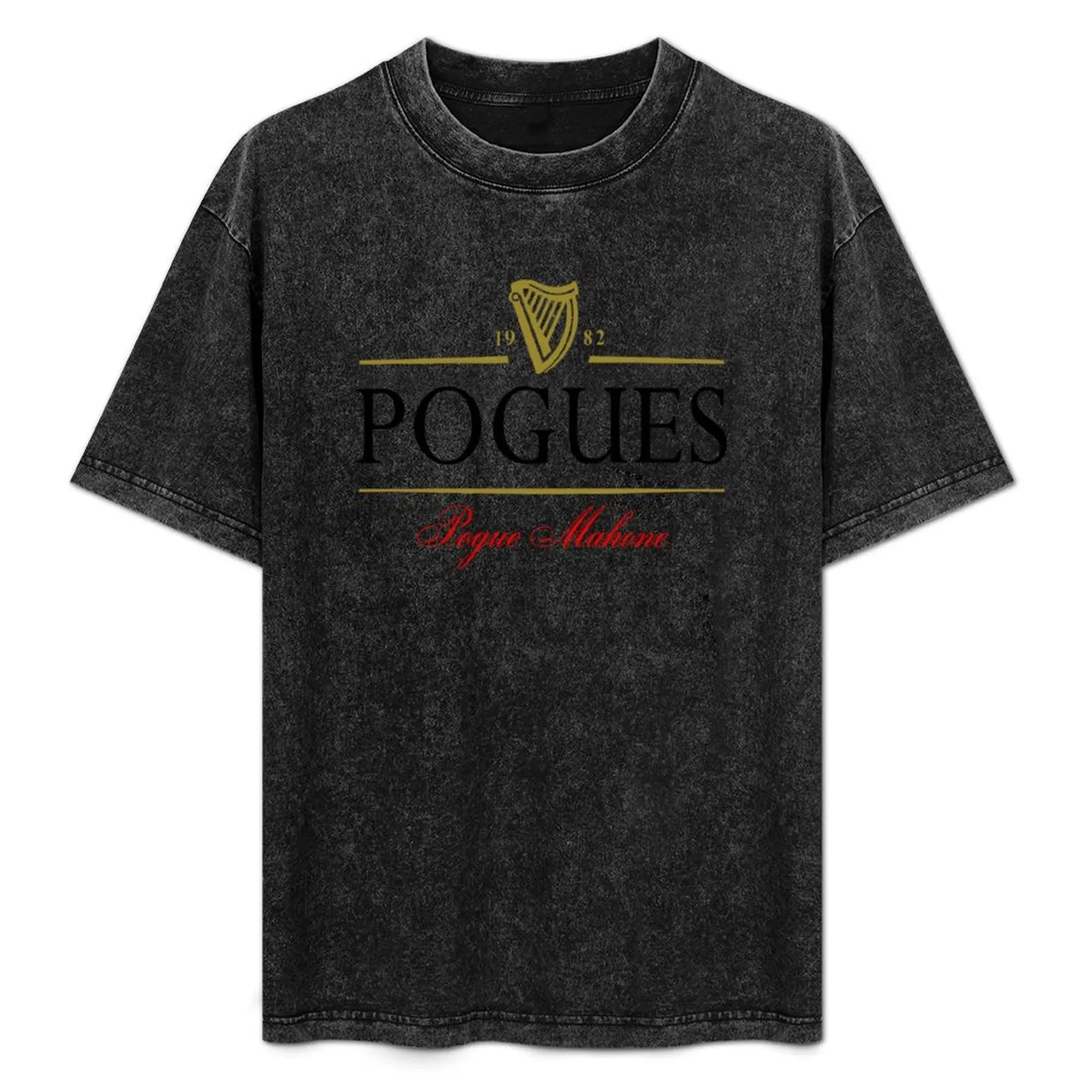 

POGUES 1982 POGUE MAHONE #2 T-Shirt Aesthetic clothing Luxury man quick drying anime shirts men