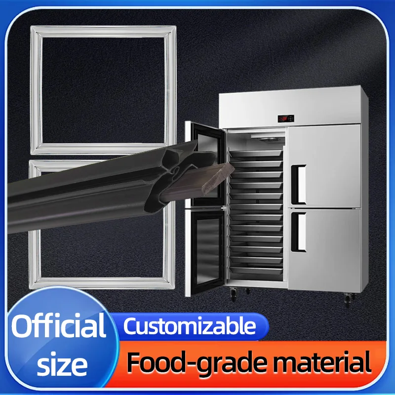 6m Custom Universal Refrigerator Door Seal Strip Premium Magnetic Freezer Gasket PVC Cold Resistant Seal