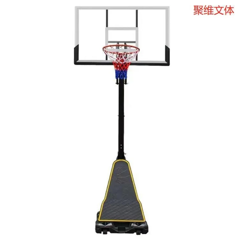

Portable Adjustable Movable Basketball Hoop Stand for Kids Teens Adults Indoor Outdoor Home Basketball Training Sport Equipment