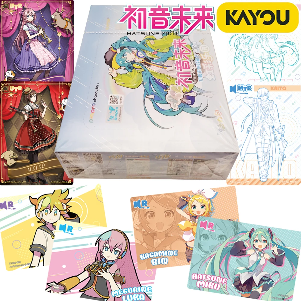 新しい-kayou-オリジナル初音ミクテーマコレクションカード仮想歌手スター-q-バージョン絶妙な漫画レインボーショーカードギフト