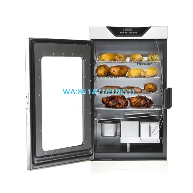 Wmwmnu Commercial Smokehouse Chicken Smoke Oven Meat Smoker for Home and Business Use High Quality Stainless Steel