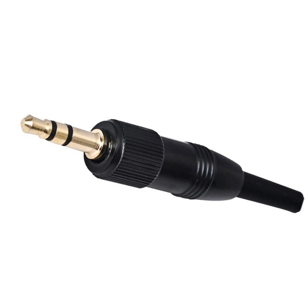 SUNRL 10 Stück 3,5 mm Stereo-Audio-Lock-Anschluss mit Schraubverriegelung für Sennheiser für Sony Nady Audio2000S Mikrofon-Ersatzstecker-Adapter