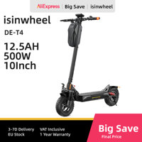 isinwheel T4 Adult Electric Scooter 500W motor E-Scooter 48V12.5AH 10\