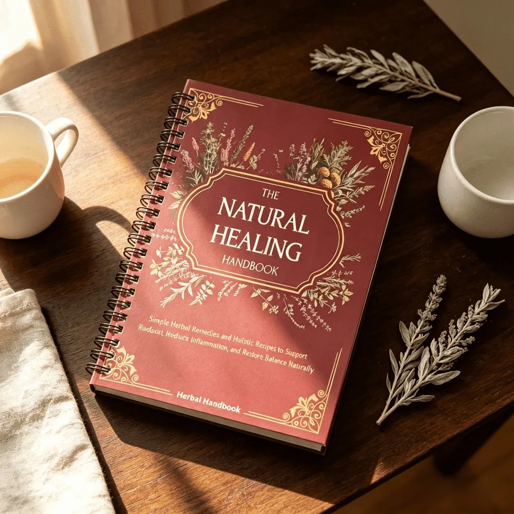 The Natural Healing Handbook English Spiral Bound for Health Lovers, Herbal Remedies & Holistic Recipes for Immunity & Body