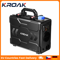 KROAK 5-8kW Portable Diesel Air Heater, 220-240V AC & 12/24V DC TB2 TB1 Diesel Auxiliary Heater with Bluetooth App & Adapter