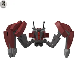 Bombad Jedi LM-432 Crab Droid 4 Legs MOC Building Blocks Model Robot Action Figures Assemble Bricks DIY Kids Toys Children Gift